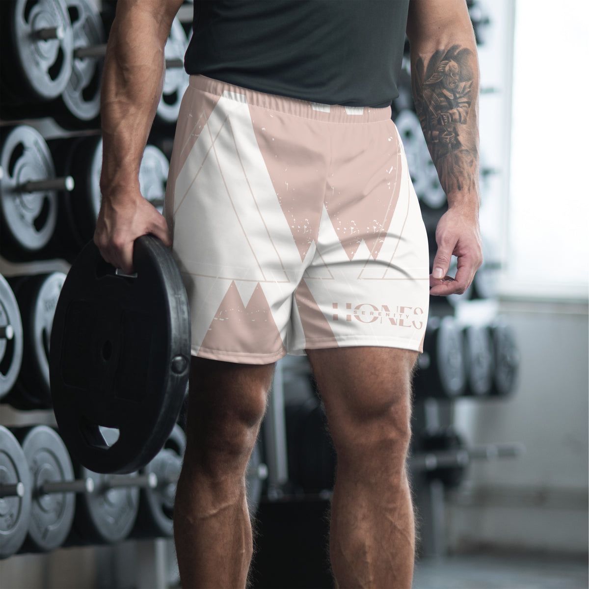 Short de sport recyclé all over homme Hones Serenity