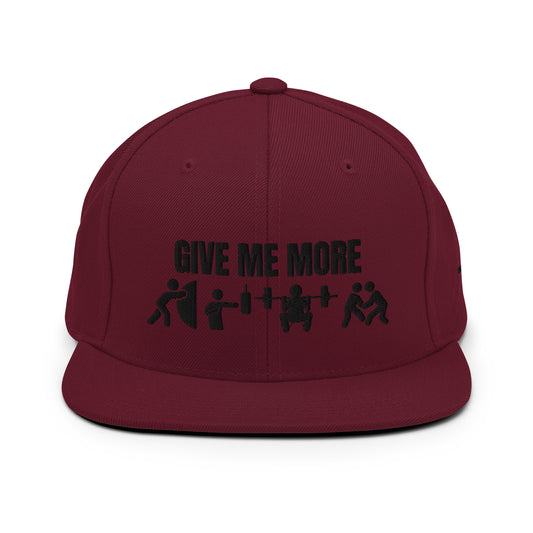 Casquette Hones Serenity Brodée "GIVE ME MORE"