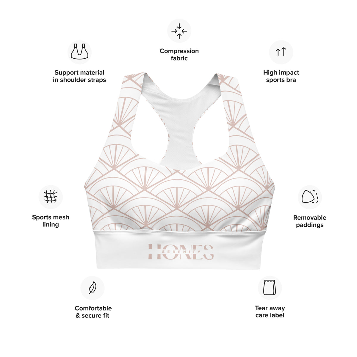 Brassière de sport longue Hones Serenity