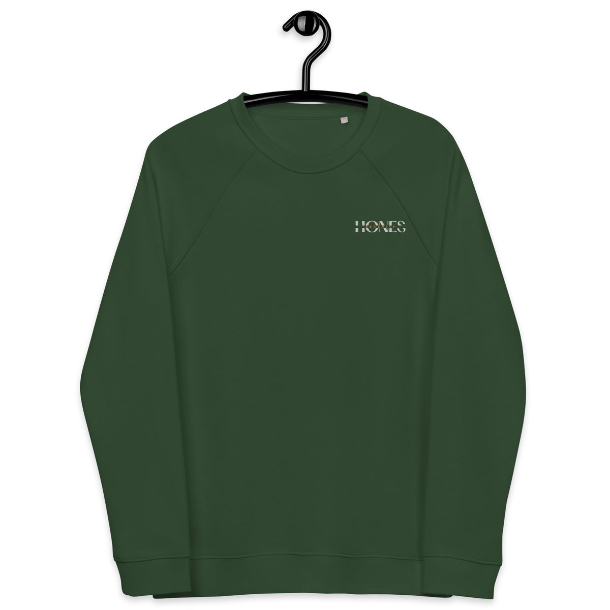 Sweatshirt écologique raglan unisexe Hones Serenity